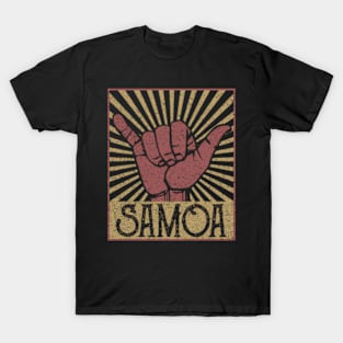 Shaka Samoa Samoan Beach Surfer T-Shirt